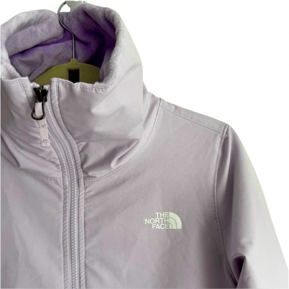New The North Face Shelbe Raschel Bomber Jacket WindWall Winter Coat Lavender M - Picture 5 of 7